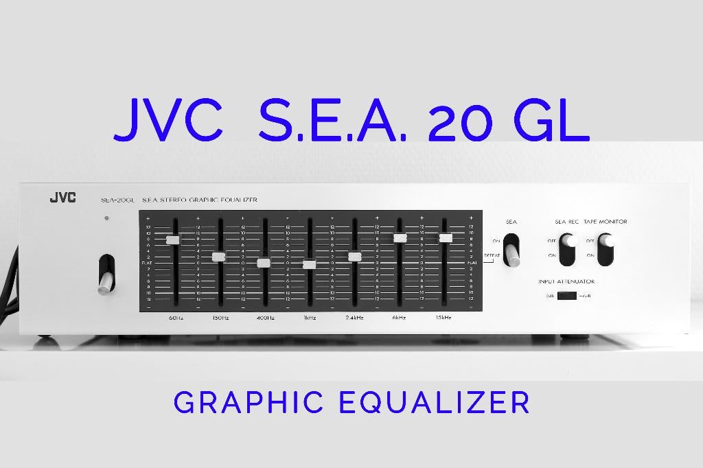 vintage JVC S.E.A. Graphic Equalizer, Overige merken, Ophalen of Verzenden, Zo goed als nieuw, 120 watt of meer