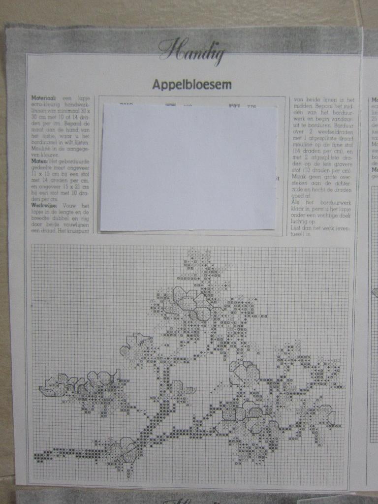 borduurpatroonen MARGRIET 1984 kruiden berm weide bloemen, Ophalen of Verzenden, Zo goed als nieuw, Handborduren, Patroon