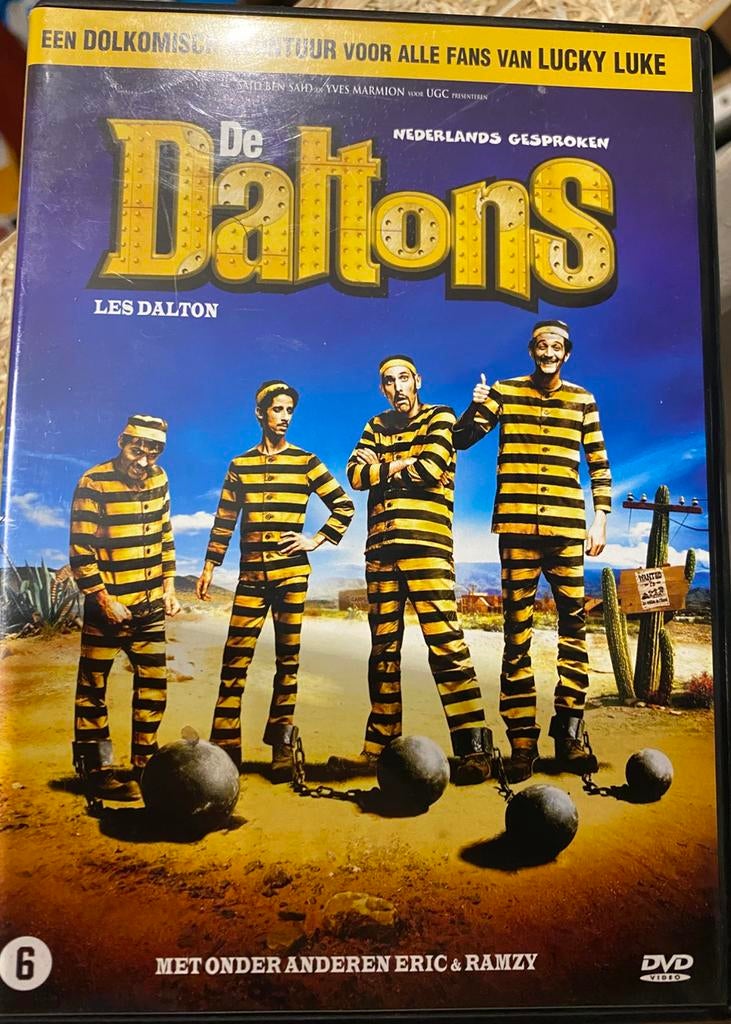 De daltons dvd ( lucky luke ), Alle leeftijden, Ophalen of Verzenden, Zo goed als nieuw
