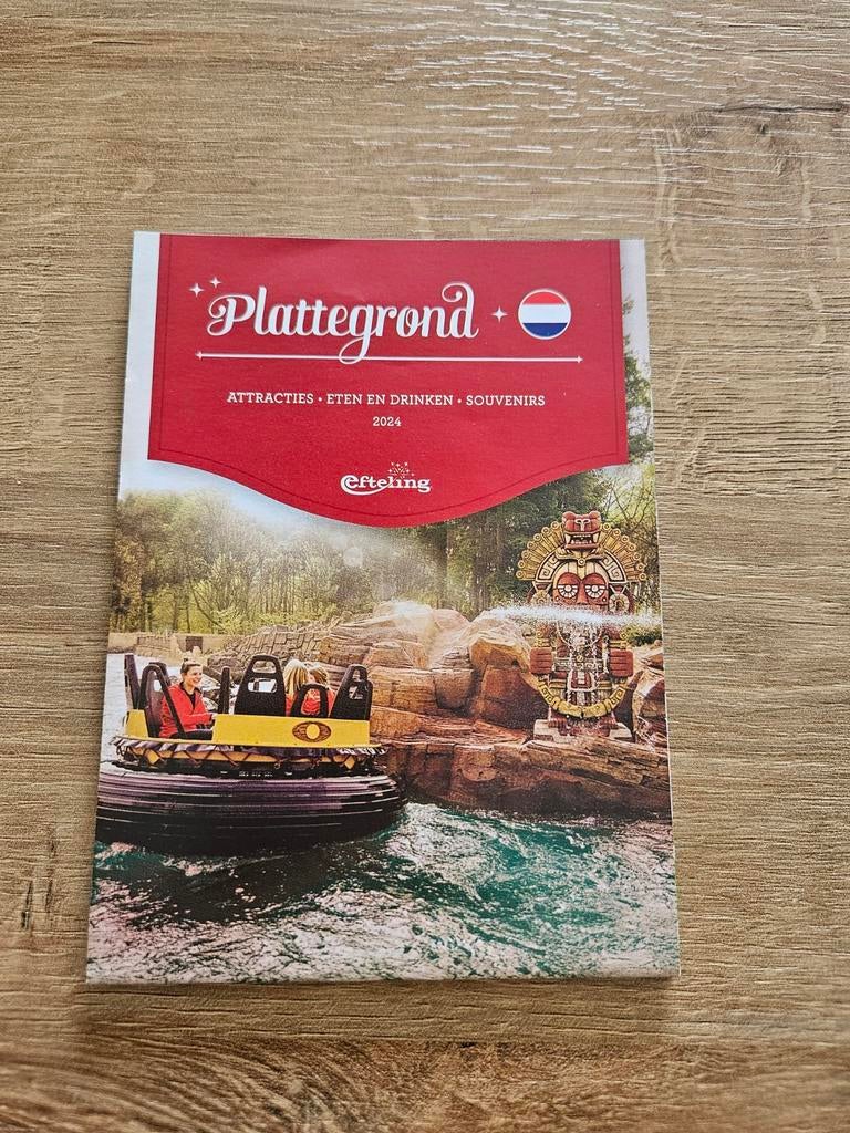 Verschillende Efteling Plattegronden, Ophalen of Verzenden