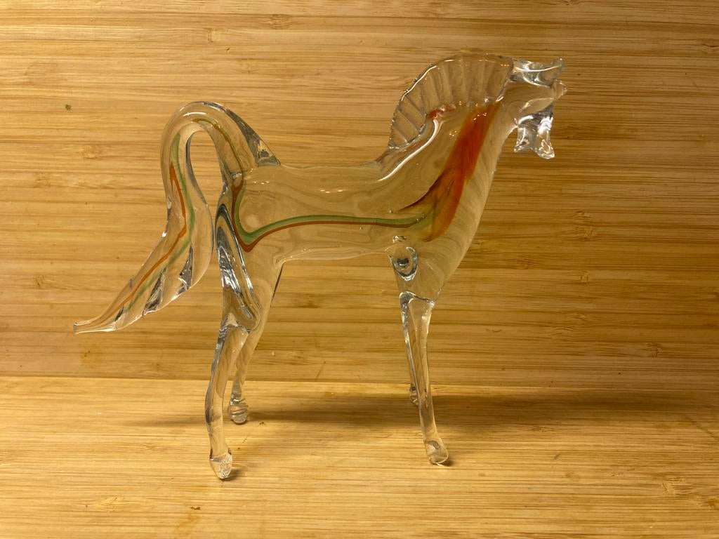 Murano glazen paard, Antiek en Kunst, Antiek | Glas en Kristal, Ophalen of Verzenden