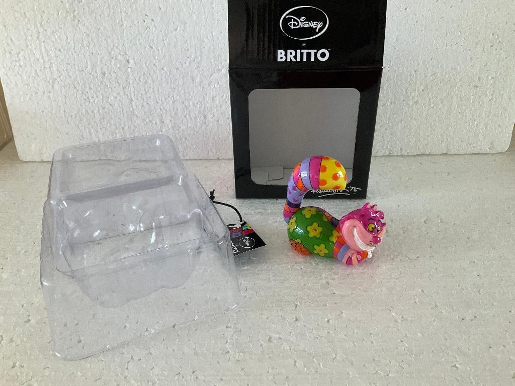 Disney: Alice in wonderland - BRITTO beeldje  cheshire NIEUW, Ophalen, Overige figuren, Nieuw, Beeldje of Figuurtje