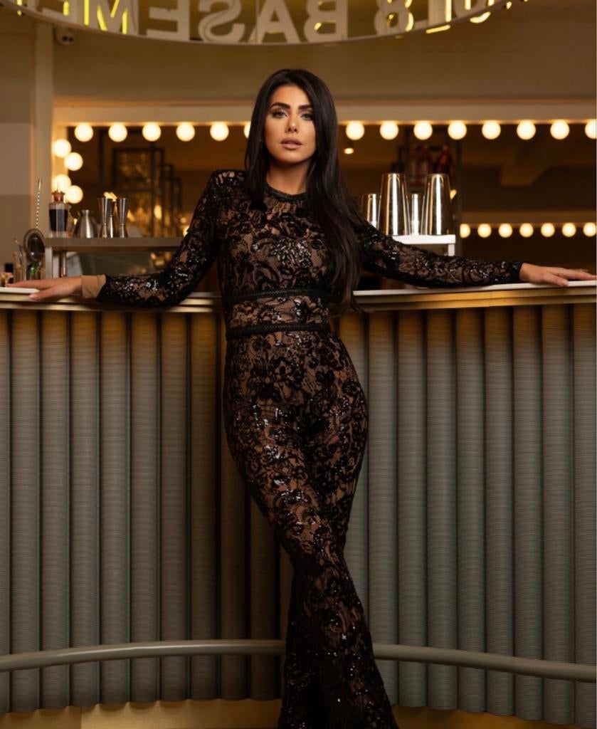 Glitter pak van Unique the Label, maat M, Ophalen of Verzenden, Zo goed als nieuw, Maat 38/40 (M)