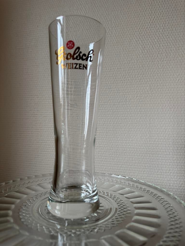 Grolsch weizen hoog bierglas, Ophalen of Verzenden, Zo goed als nieuw, Glas of Glazen, Grolsch