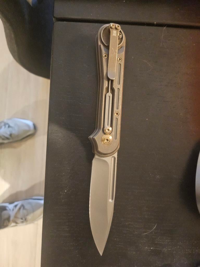 WE Knives Double Helix S35VN - Uitstekend Mes!, Verzamelen, Ophalen of Verzenden