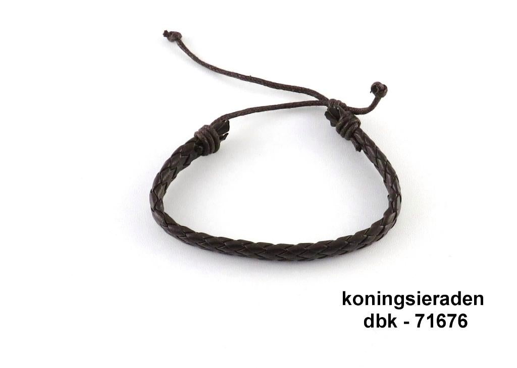 Armband Mooie unisex schuifarmband € 4,50 Inclusief verzend, Marktplaats@koningsieraden.nl, Overige materialen, Bruin, Verzenden