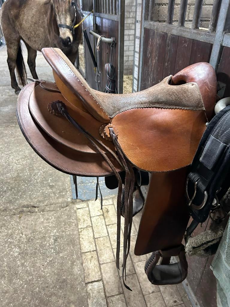 Te koop: Westen Endurance Zadel – Merk Continental, Dieren en Toebehoren, Ophalen, Gebruikt, Western