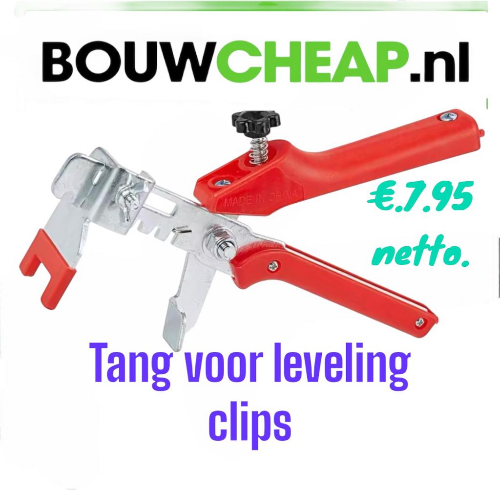 Leveling tang en systeem goedkoop en uit voorraad, Verzenden, Nieuw, Overige materialen, 10 m² of meer