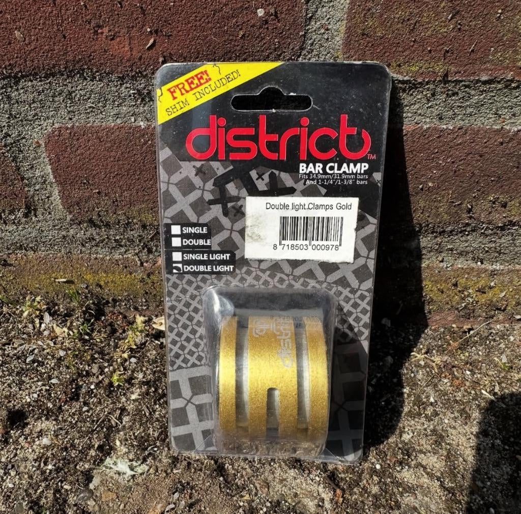 Nieuwe District double light stuntstep clamp, Ophalen of Verzenden, Nieuw