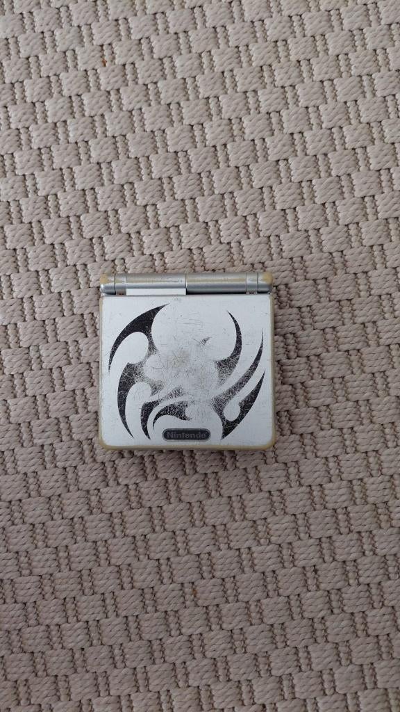 Nintendo Gameboy Advance SP Tribal met Spellen, Spelcomputers en Games, Spelcomputers | Nintendo Game Boy, Ophalen of Verzenden