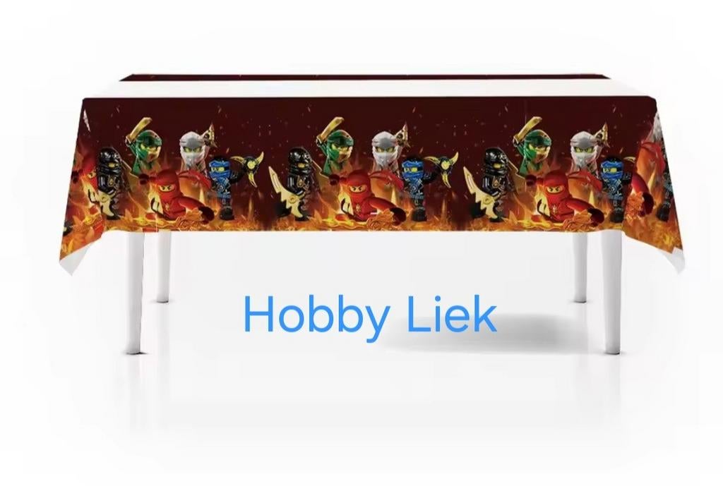 Ninjago tafelkleed nr T576A, Ophalen of Verzenden, Nieuw, Versiering, Verjaardag