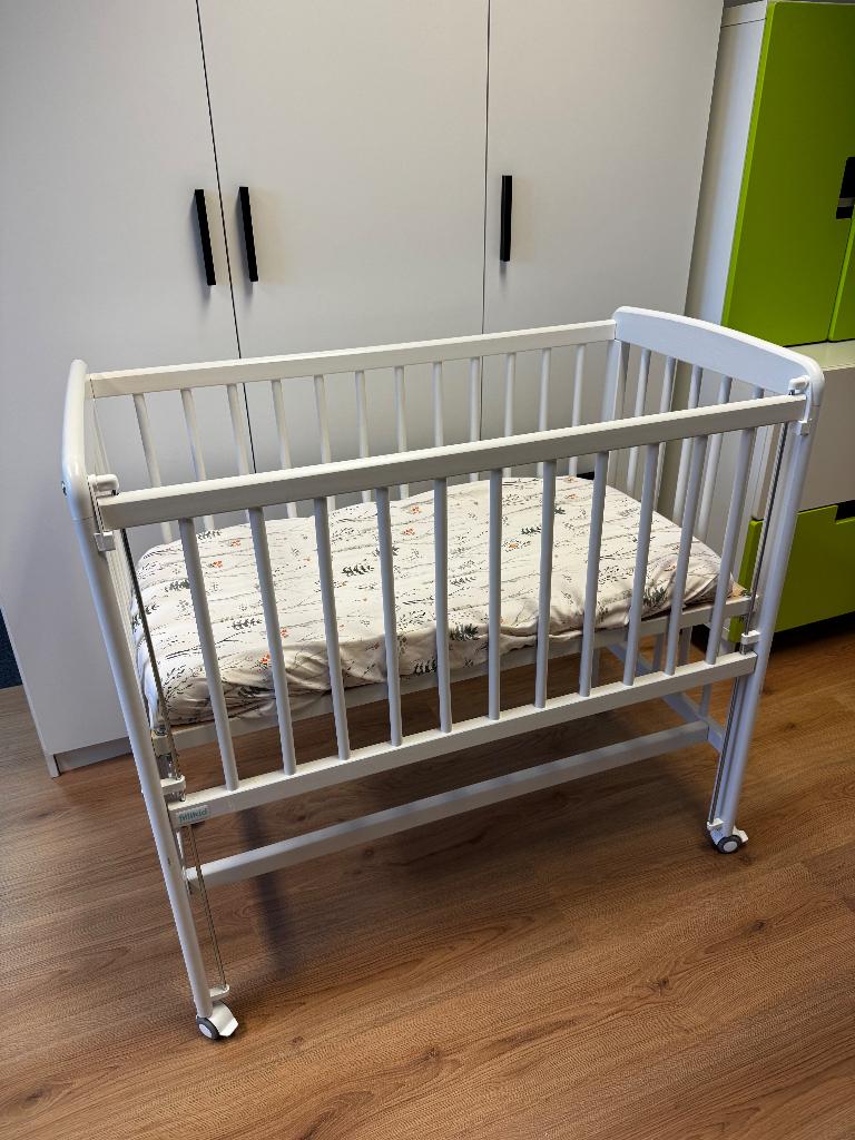 Co-sleeper + mattress, Ophalen, Gebruikt, Minder dan 140 cm, Minder dan 70 cm