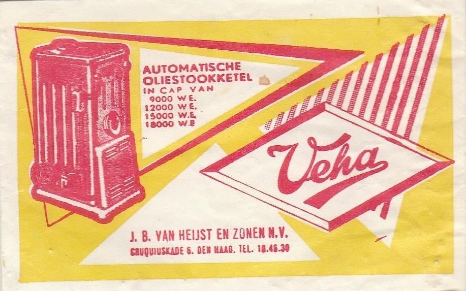 Veha v Heijst Cruquiuskade Den Haag - autom. oliestookketel, Ophalen of Verzenden