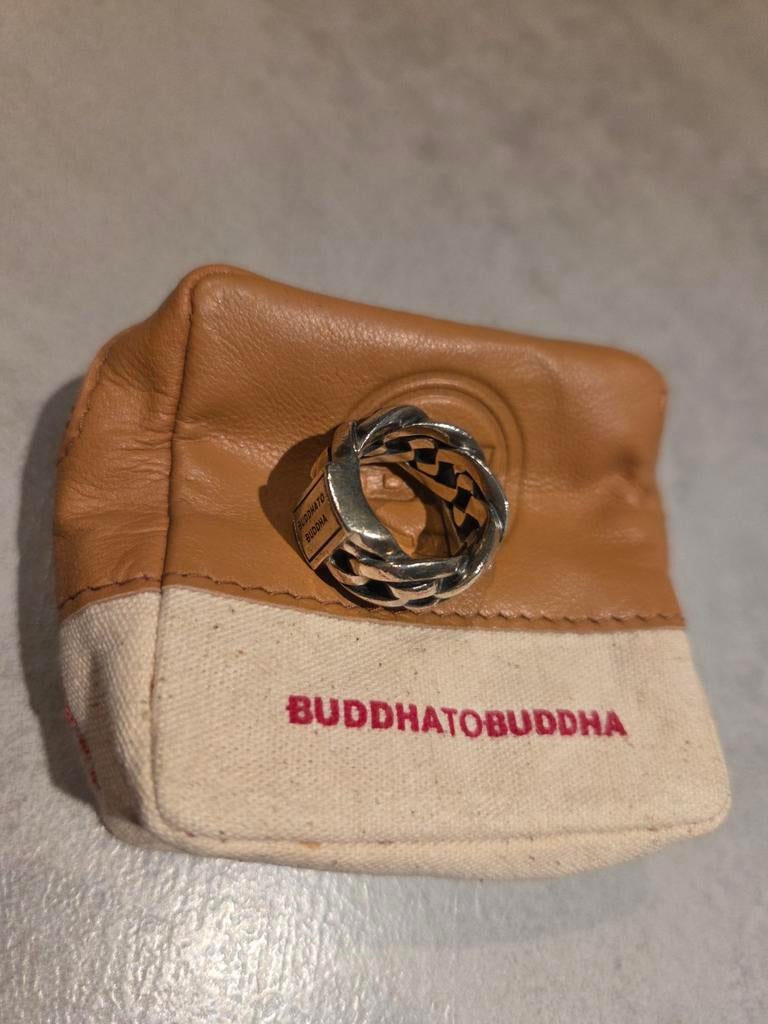 Buddha to buddha ring, Sieraden, Tassen en Uiterlijk, Ringen, Ophalen of Verzenden, Zo goed als nieuw, 17 tot 18, Dame of Heer