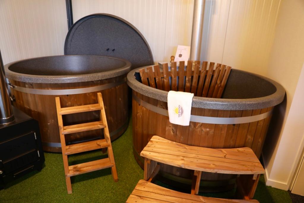 Premium Hot tub - Interne of externe kachel   OP VOORRAAD !!, 80 tot 120 cm, Rond, Nieuw, Ophalen of Verzenden