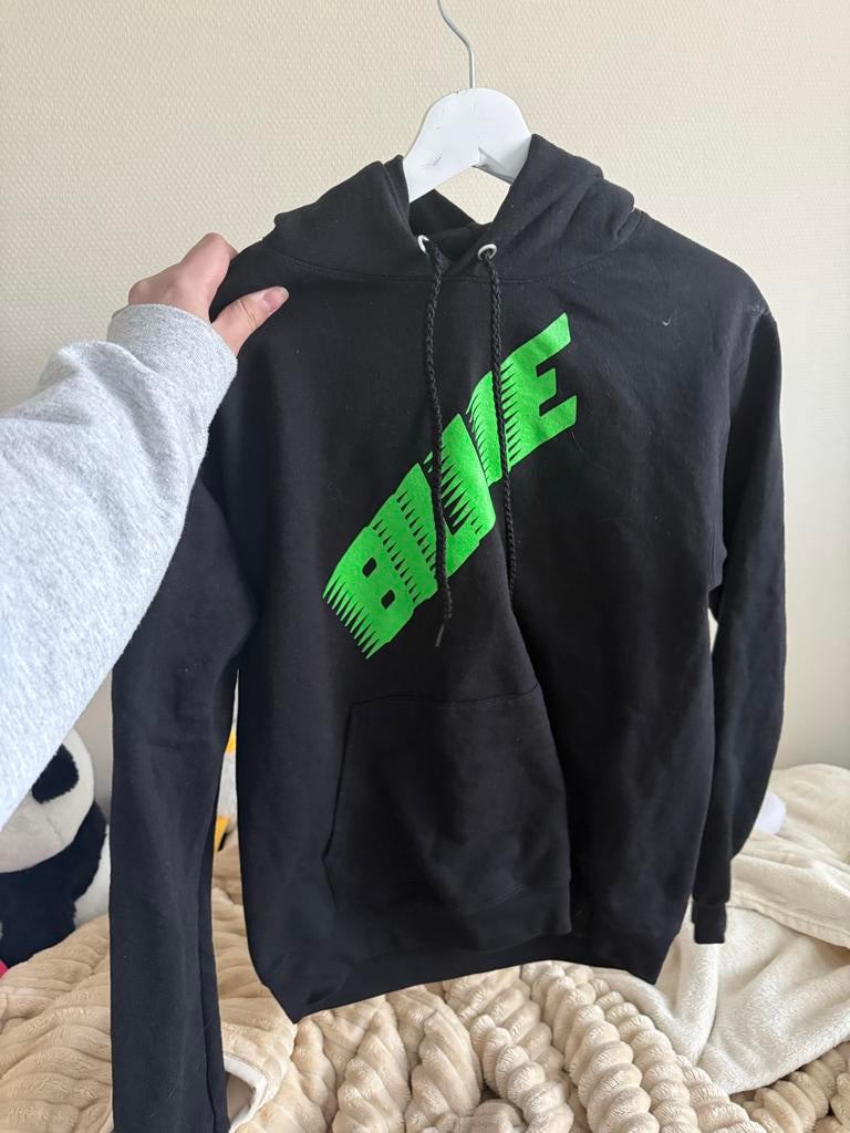 Billie Eilish Racer Hoodie, Ophalen of Verzenden, Zo goed als nieuw, Maat 46 (S) of kleiner, Zwart