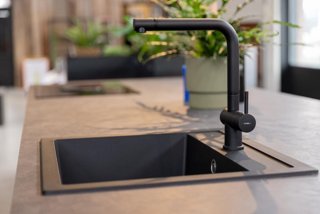 Eilandkeuken compleet met BORA kookplaat + 2 jaar garantie, Ophalen, Nieuw, Dubbelwandige keuken, Met kookeiland