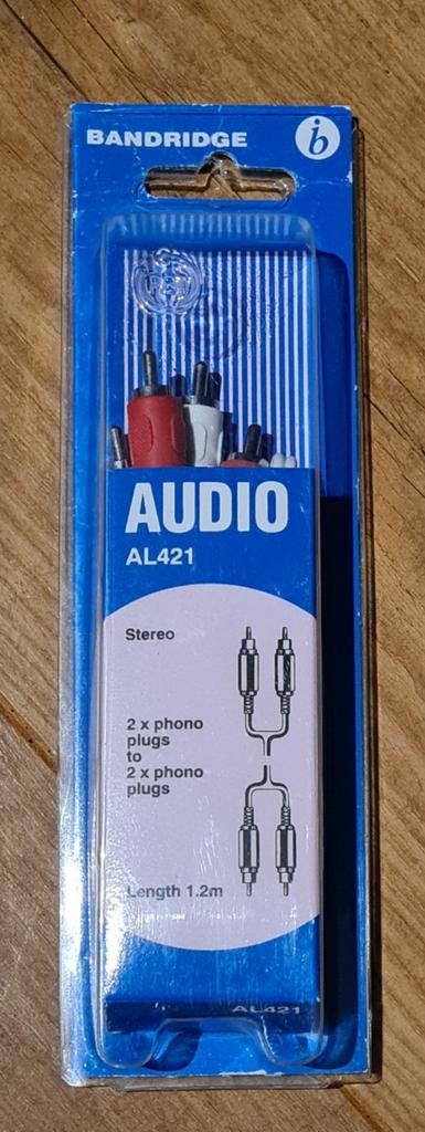 Bandridge Audio Kabel - Nieuw in Verpakking!, Ophalen of Verzenden, Nieuw, Minder dan 2 meter, Interlink-kabel