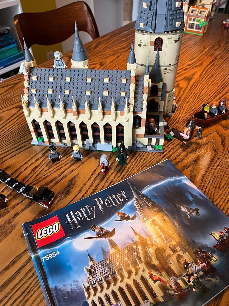 Lego Harry Potter Hogwarts Grote Zaal 75954 - Compleet, Ophalen, Zo goed als nieuw, Complete set, Lego