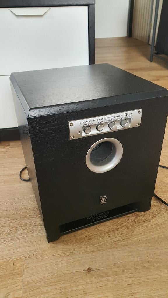 Subwoofer Yamaha YST-SW015  70 Watt, prima staat, Audio, Tv en Foto, Luidsprekers, Ophalen, Zo goed als nieuw, Subwoofer, Overige merken