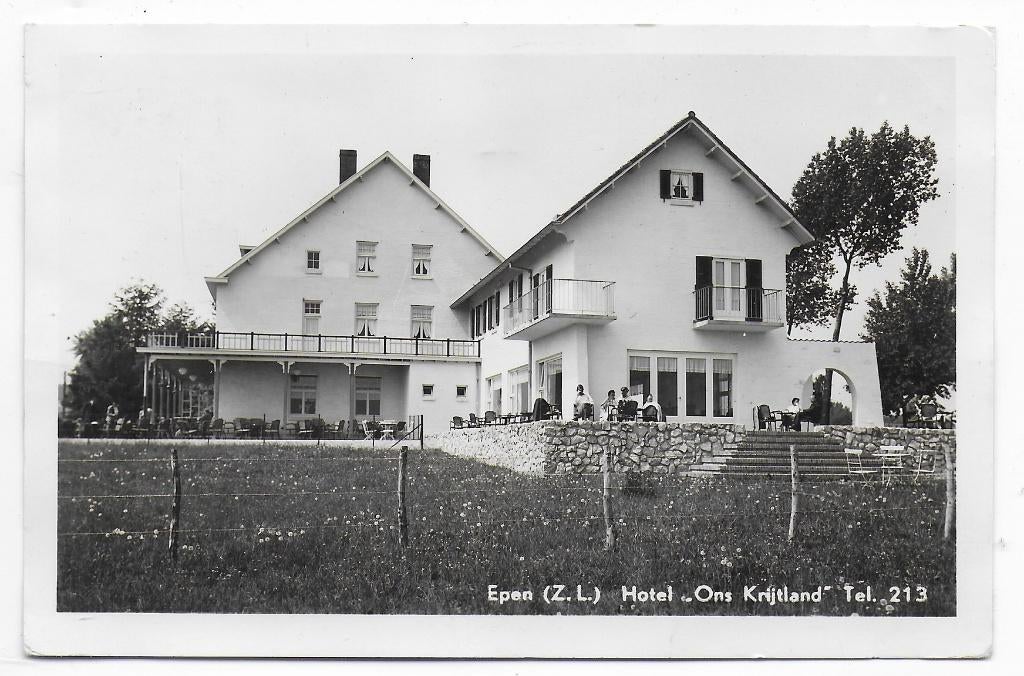 Epen -Ons Krijtland oude gelopen  ansichtkaart B7350, Ophalen of Verzenden, 1940 tot 1960, Gelopen