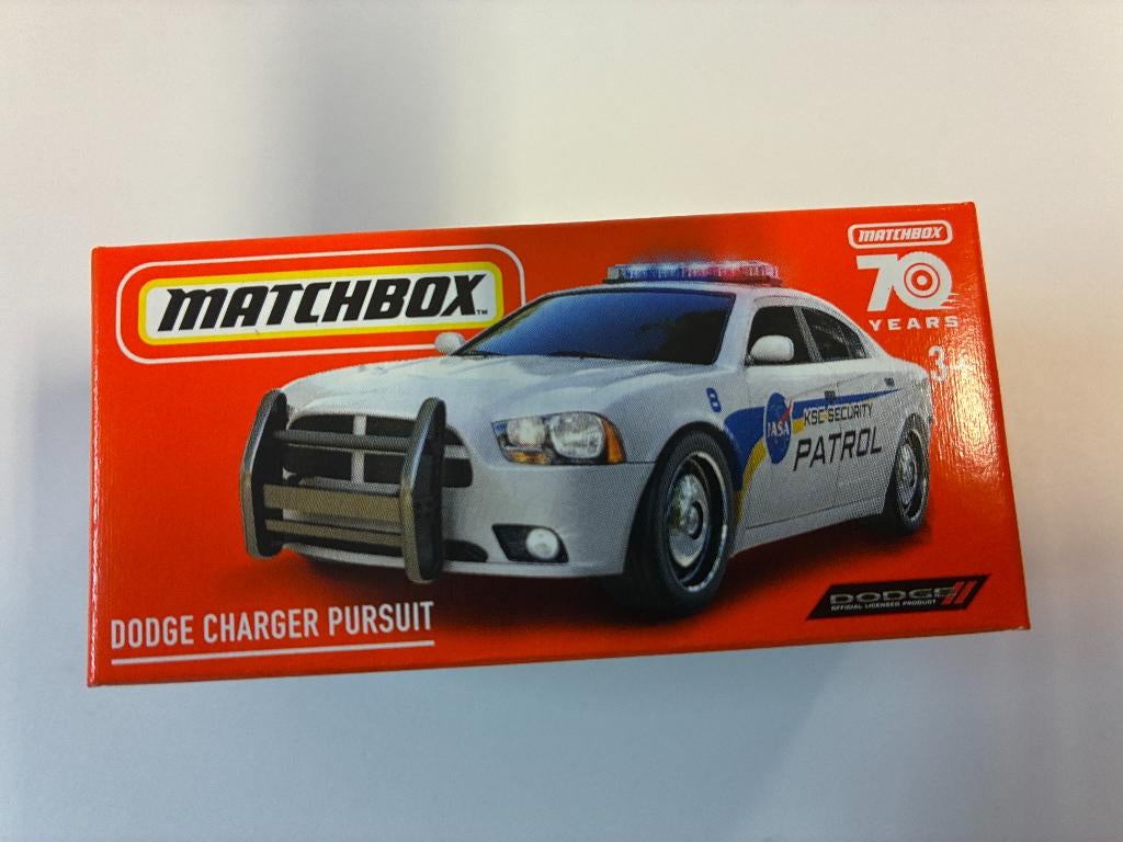 89892: Dodge Charger Pursuit - Matchbox, Nieuw, Ophalen of Verzenden, Gondel 1, 1186MJ Amstelveen, Service.nl@mattel.com
