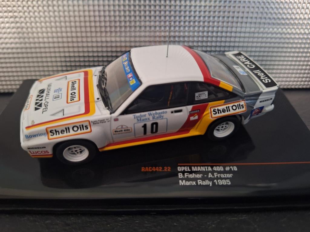 Opel Manta 400 # 10 Manx Rally 1985 Schaal 1:43, Overige merken, IXO, IXO, Nieuw