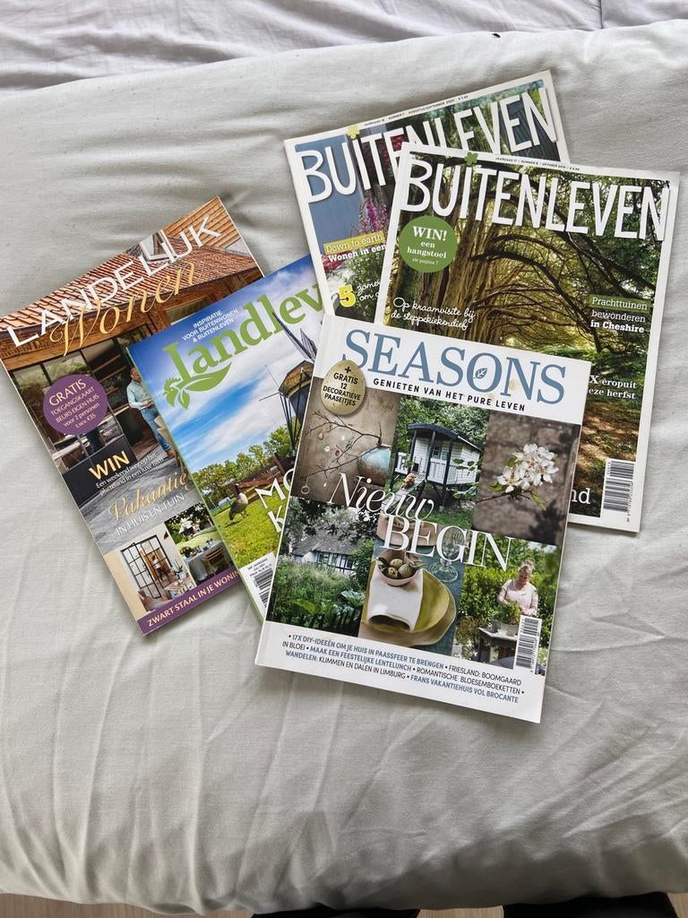 Landleven, Buitenleven, Seasons en Landelijk wonen, Boeken, Tijdschriften en Kranten, Ophalen of Verzenden, Zo goed als nieuw
