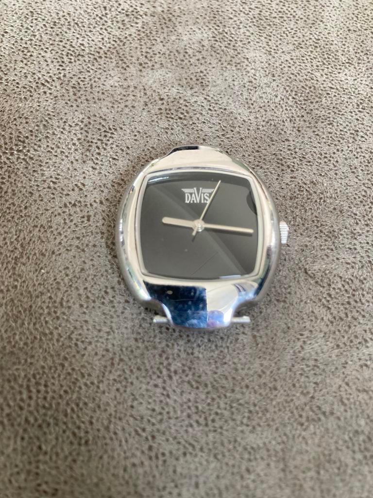 David horloge - Davis Design Collection, Ophalen of Verzenden, Gebruikt, Zilver, Staal