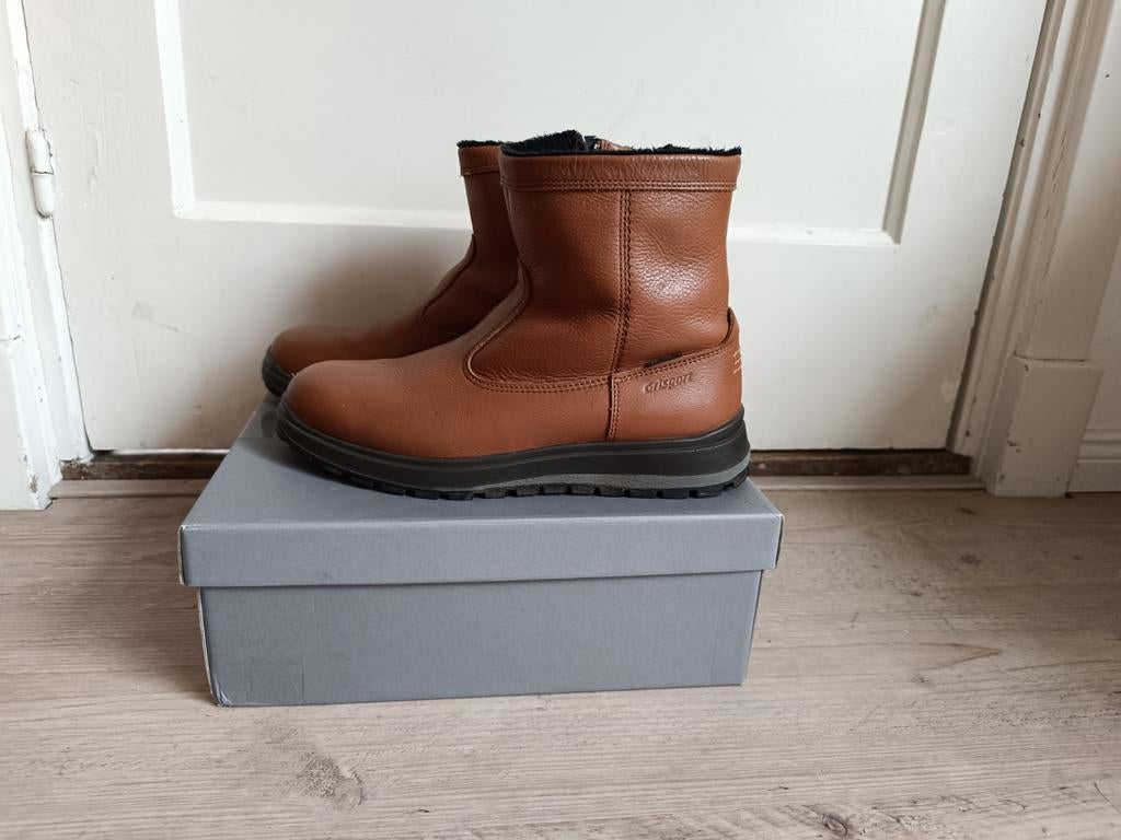 Grisport leren laarzen maat 41 - z.g.a.n., Ophalen, Zwart, Lage of Enkellaarzen, Zo goed als nieuw