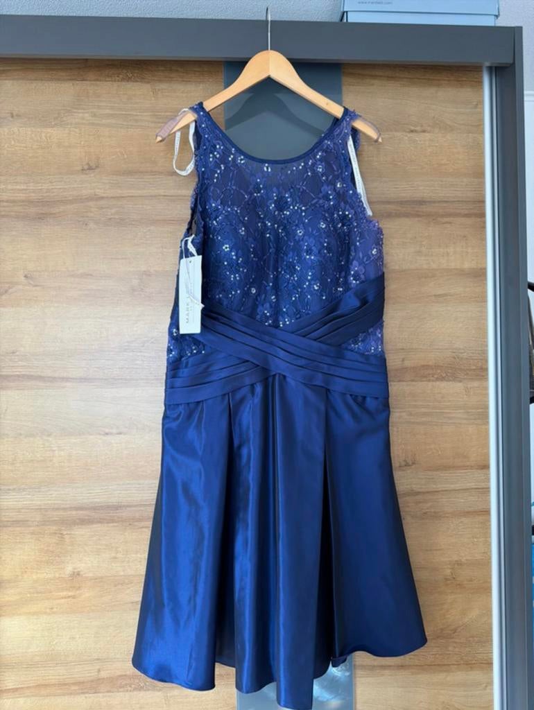 Mark Lesley Bridalwear jurk (nieuw) - maat 46/48, Overige typen, Blauw, Maat 46/48 (XL) of groter, Nieuw
