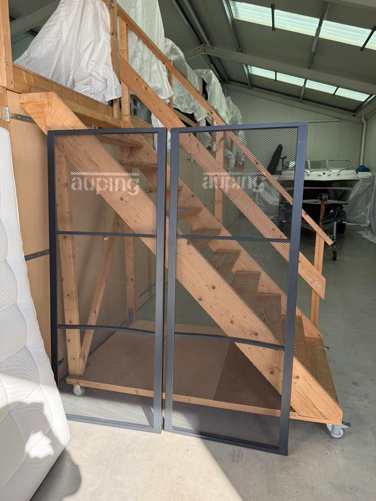 Auping spiralen met matrassen, Ophalen, Tweepersoons, Zo goed als nieuw, 80 cm