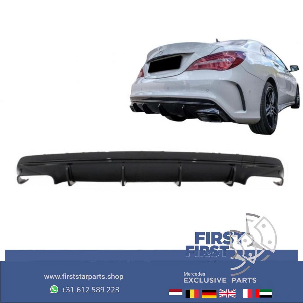 W117 CLA45 AMG DIFFUSER + UITLAAT SIERSTUKKEN AERO PAKKET Me