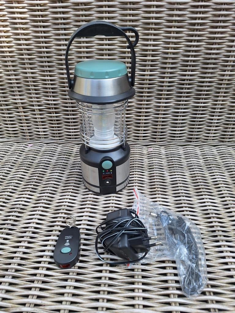 Oplaadbare campinglamp LED met afstandsbediening, Ophalen, Zo goed als nieuw