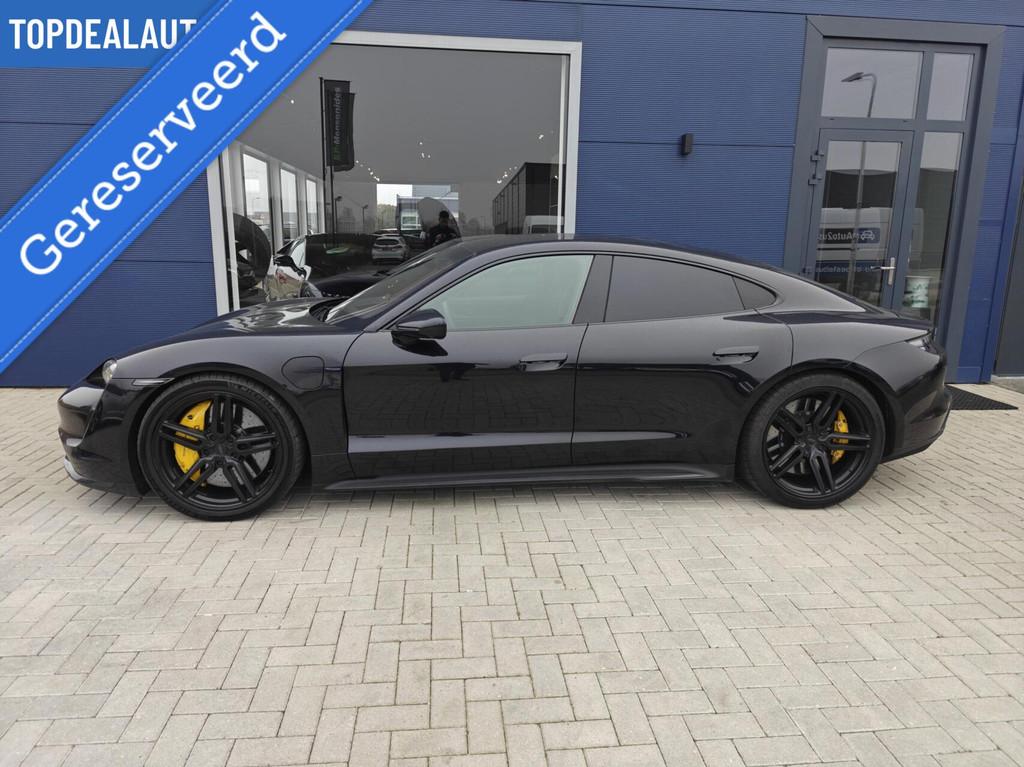 Porsche Taycan Turbo S 93 kWh 761Pk Ceramic/Head-up/Carbon, Automaat, 417 km, Leder, Vierwielaandrijving