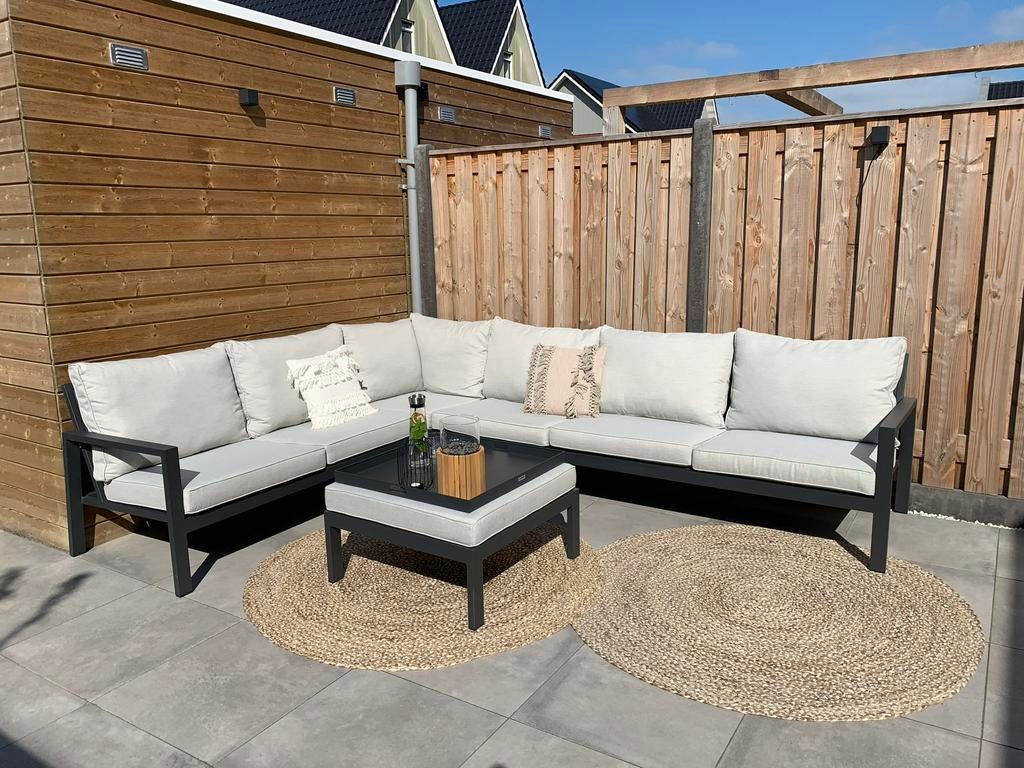 Manifesto Alzano hoek 5-delig, Ophalen, Gebruikt, Bank, Aluminium