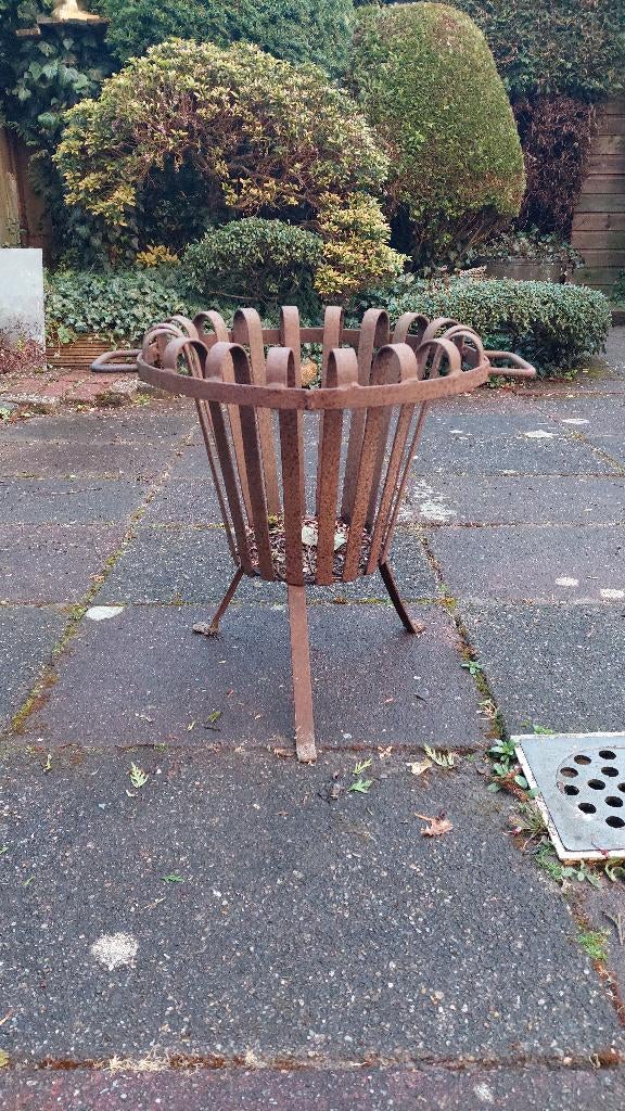 vuurkorf, Ophalen, Gebruikt, Vuurkorf