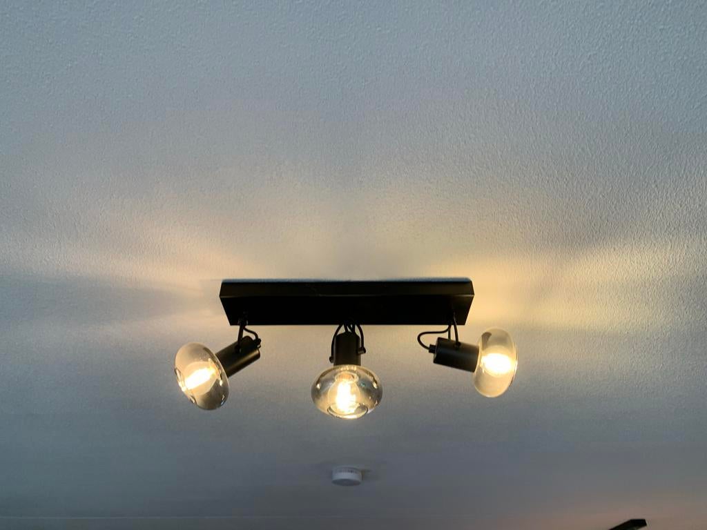 Lucide Madee Plafondspots - 2x E14 en 3x E14, Huis en Inrichting, Lampen | Spots, Gebruikt, Plafondspot of Wandspot, Metaal of Aluminium