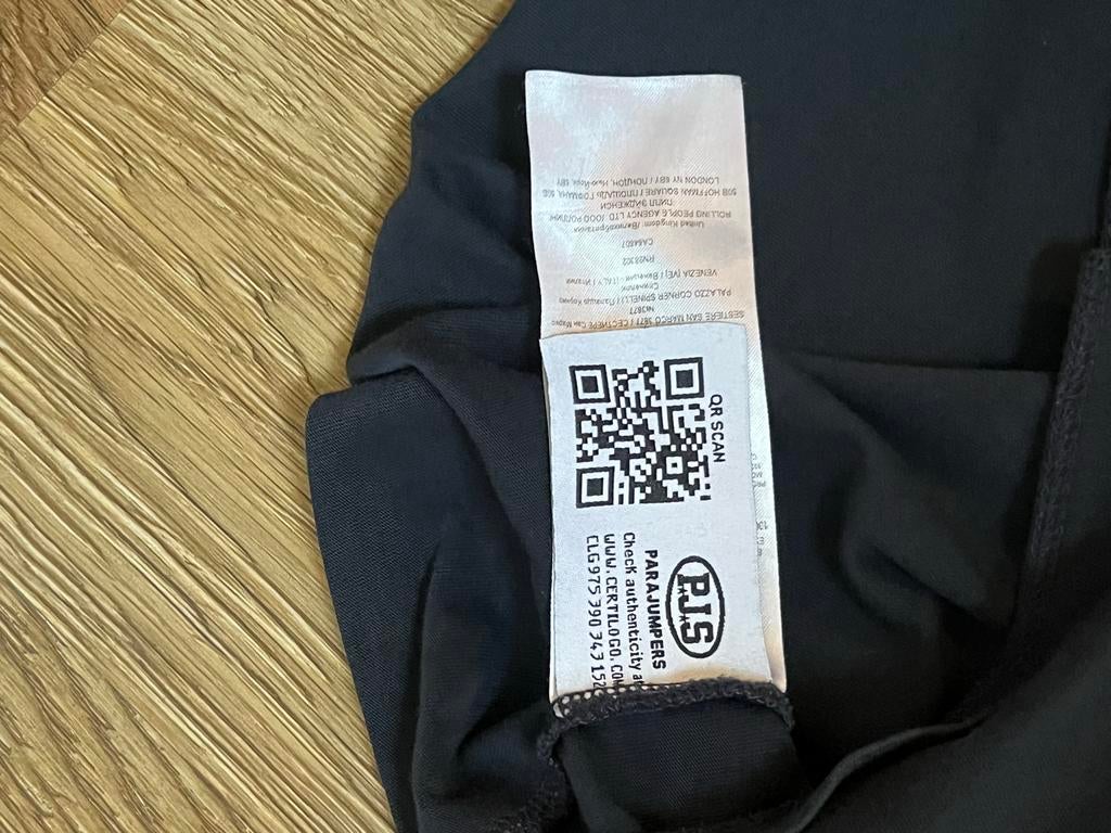 Parajumpers T-shirt - Zwart met logo, Maat 38/40 (M), Zwart, Ophalen of Verzenden, Korte mouw