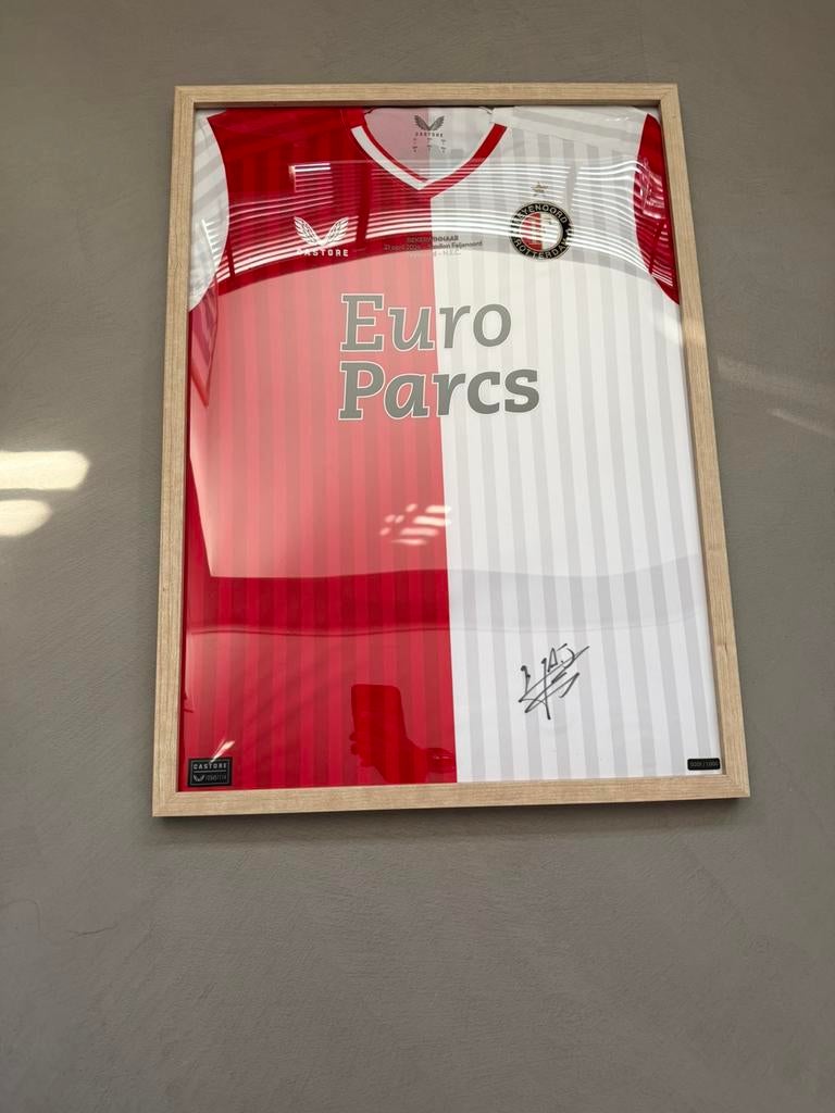Bekerfinale shirt gesigneerd door Jahanbakhsh Feyenoord, Ophalen of Verzenden, Nieuw, Feyenoord, Shirt