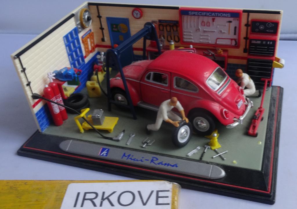 DIORAMA WERKPLAATS VW KEVER * Mini Rama *, Verzenden, Zo goed als nieuw, 1:50 of kleiner, Diorama