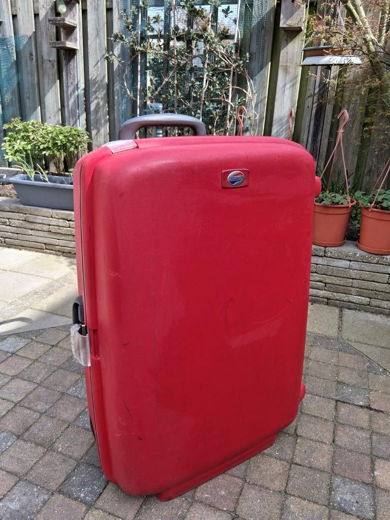 American Tourister koffer rood 80 x 54 cm, Ophalen