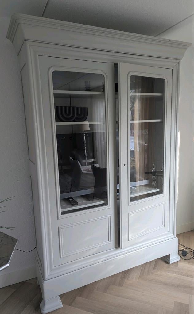 Grote grijze kast 160x44x228, Ophalen, Gebruikt