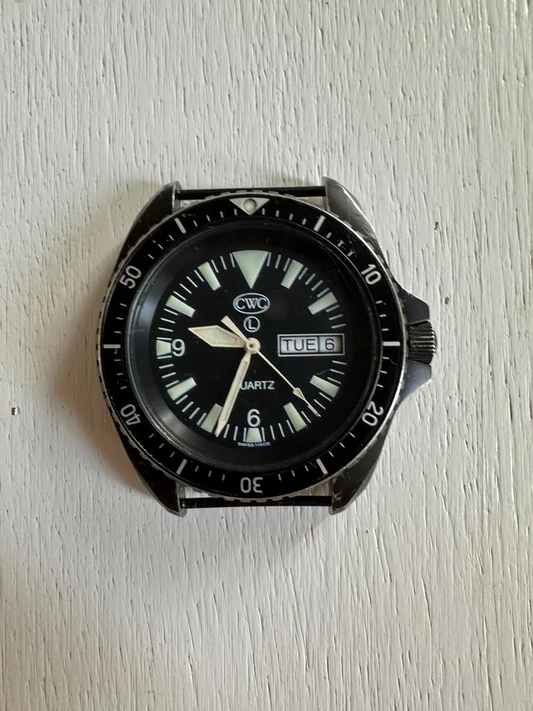 CWC SBS duikhorloge, Sieraden, Tassen en Uiterlijk, Horloges | Heren, Overige merken, Gebruikt, Staal, Verzenden