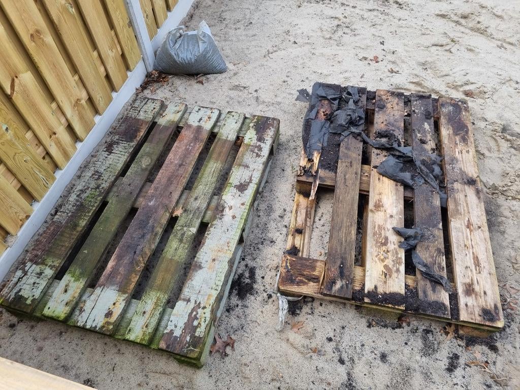 Gebruikte euro pallets, Doe-het-zelf en Verbouw, Hout en Planken, Ophalen