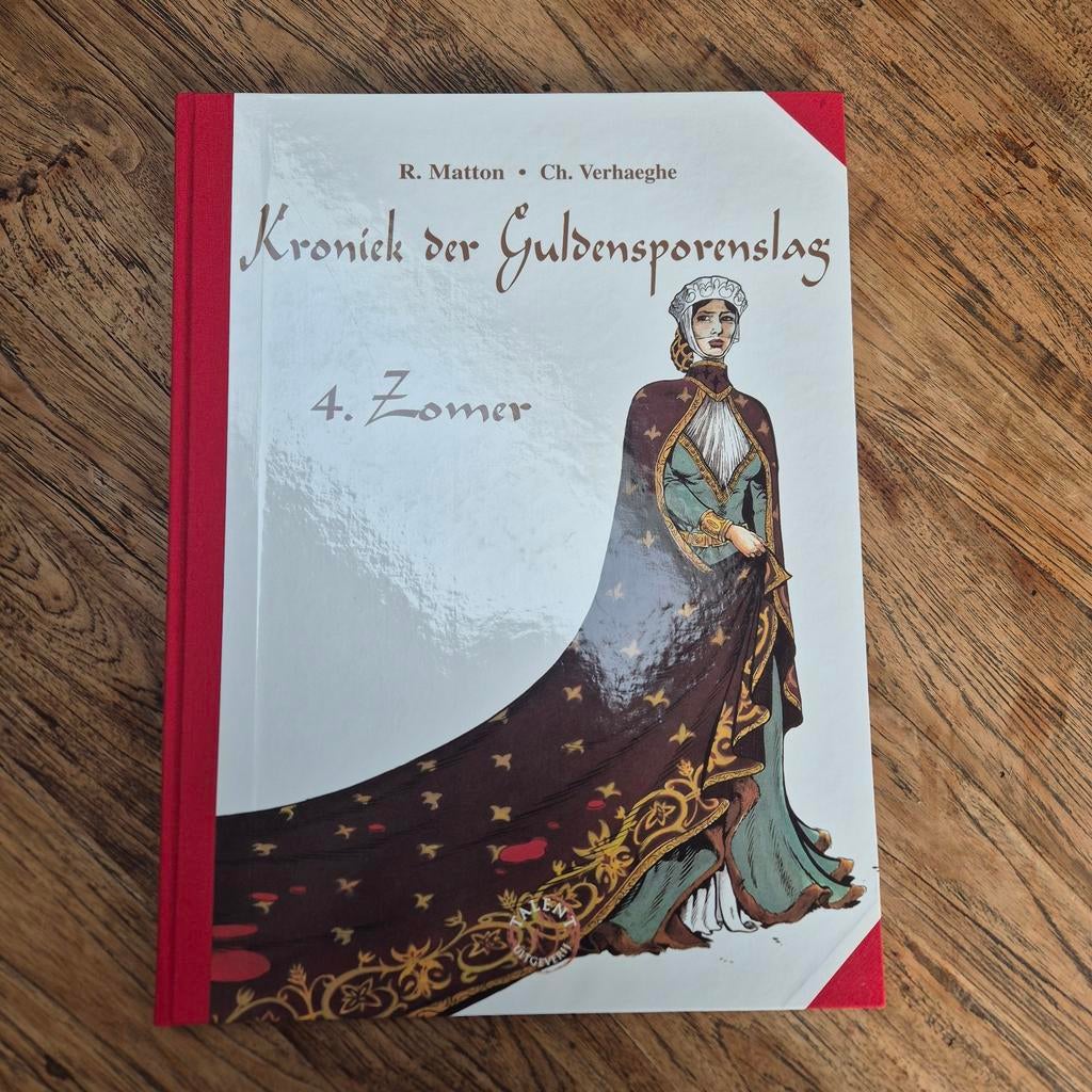 Kroniek der Guldensporenslag - Zomer - luxe hardcover, Eén stripboek, Ophalen of Verzenden, Zo goed als nieuw, Christian verhaeghe