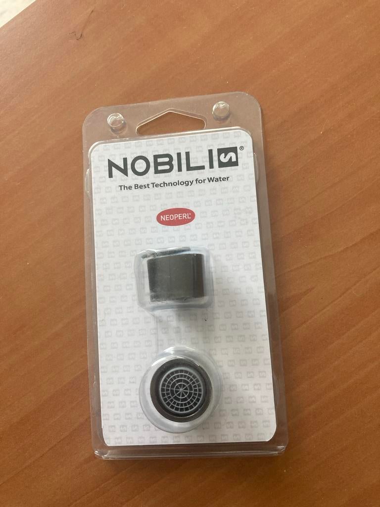 NOBILIS Neoperl Kraanbeluchter M22x1 London Grey (2 stuks), Ophalen of Verzenden, Nieuw, Kraan