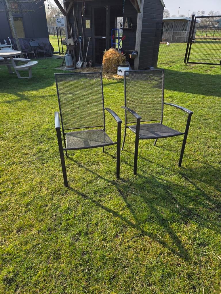 METALEN STOELEN KETTLER ENGARDEN kost elders €189 nu €50, Tuin en Terras, Ophalen, Nieuw