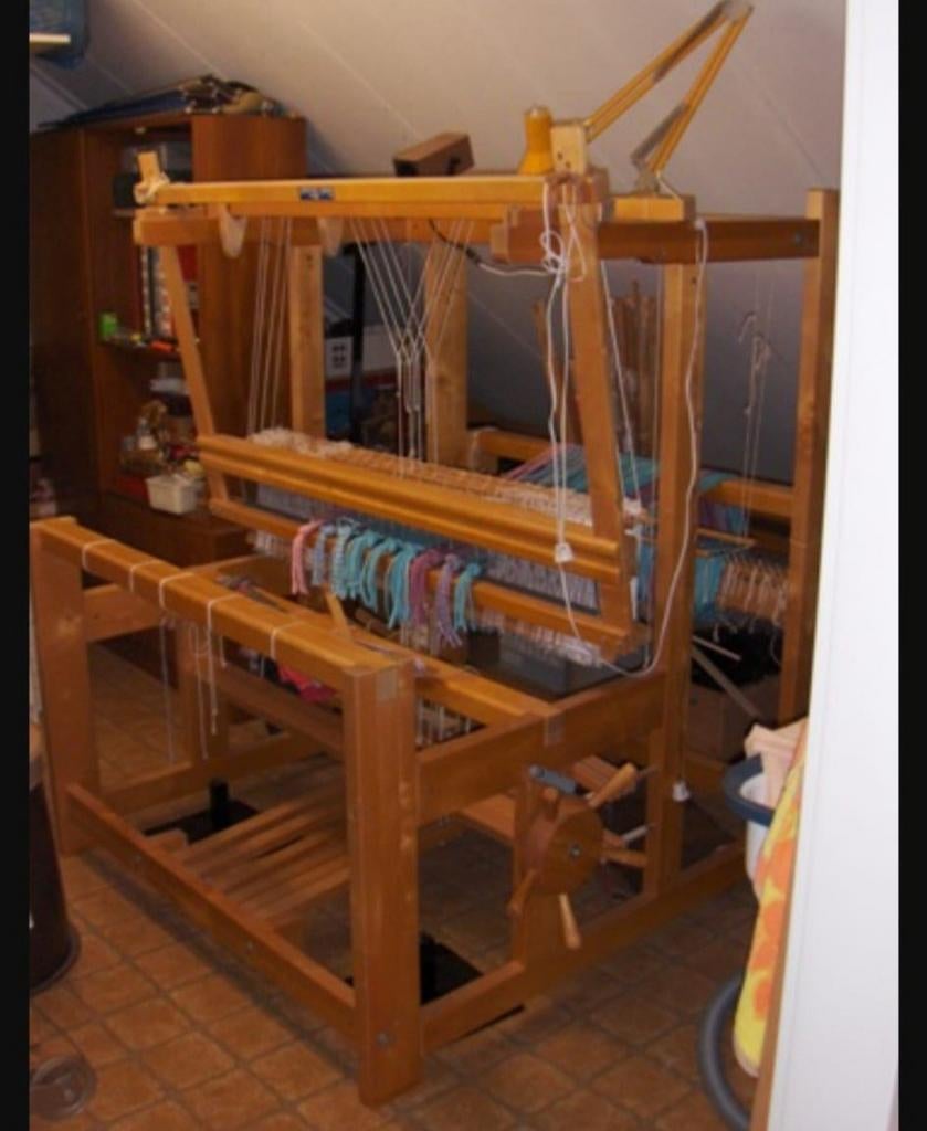 Houten weefgetouw, Ophalen