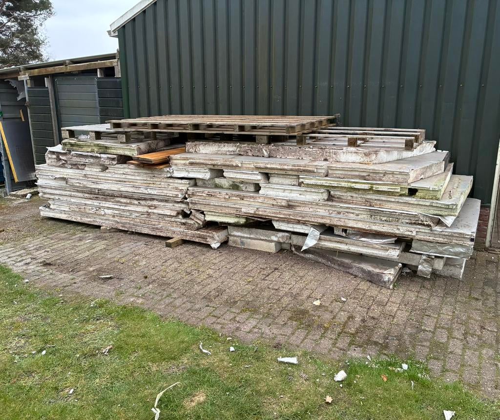 Eps tempex piepschuim 12cm, Ophalen, Piepschuim (Tempex), 15 m² of meer